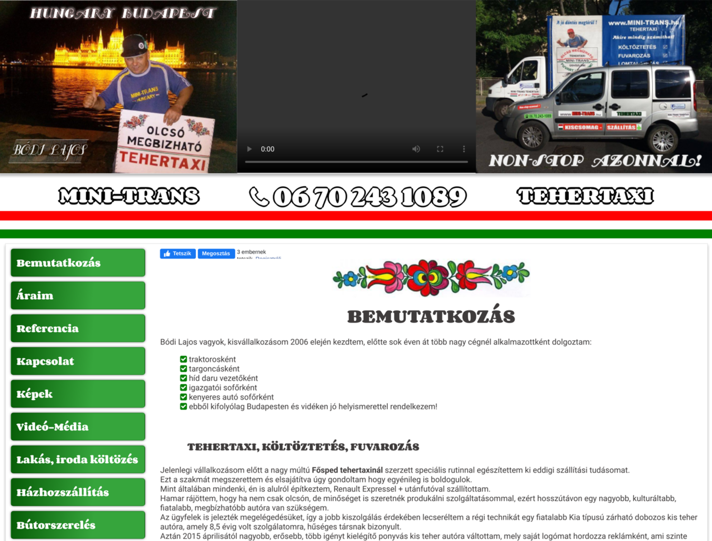 Weboldal készítés, céges honlapkészítés